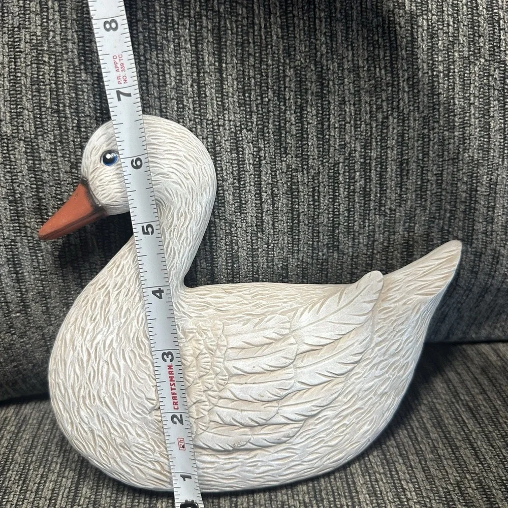 Ceramic Duck 3D Wall Art Vintage Ceramic Hand Painted 7.5
